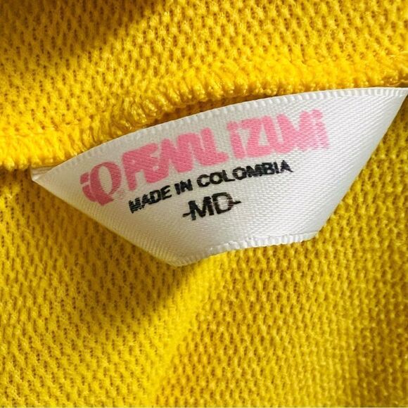 Pearl Izumi Long Sleeve Yellow Black Full Zip Cycling Bike Warm Jersey M - Picture 10 of 11